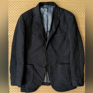JKT New York Quilted Sport Coat Blue Men's Size 40R